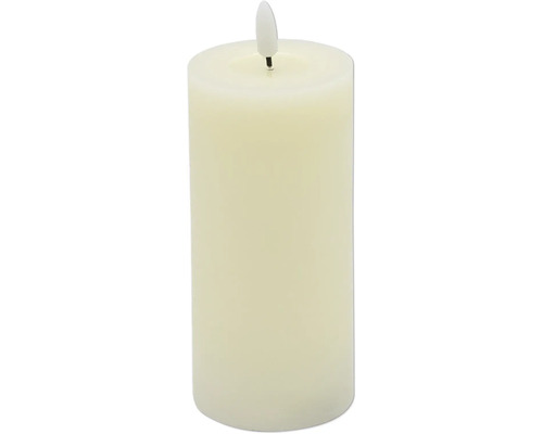 Kaars LED wax crème Ø 7 cm H 17 cm
