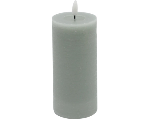 Kaars LED wax groen Ø 7 cm H 17 cm