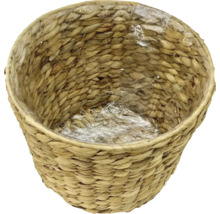 Gevlochten plantenpot met kunststof inzet