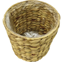 Gevlochten plantenpot met folie bekleed