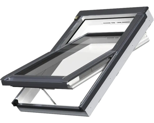 FAKRO GREENVIEW Dakraam hout FTU-V U30 AUMX 13 (bxh) 78x160 cm RAL 7016