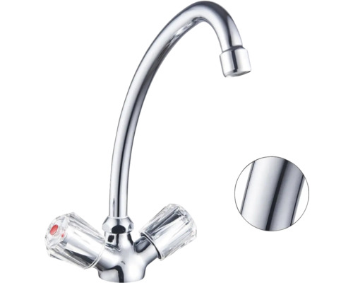 Spoelbakmengkraan met twee handgrepen