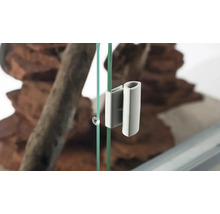 Terrarium glazen deurslot