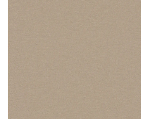 A.S. CRÉATION Vliesbehang 3957-88 French Affair effen taupe Behang met fijne structuur