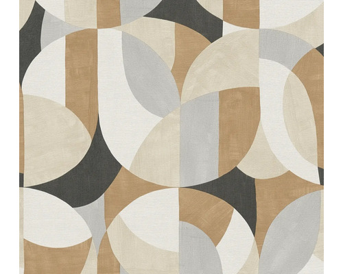 A.S. CRÉATION Vliesbehang 39932-1 French Affair geometrisch retro beige