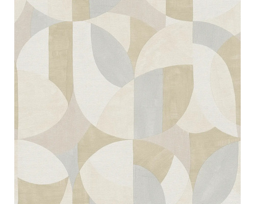 A.S. CRÉATION Vliesbehang 39932-4 French Affair geometrisch retro beige