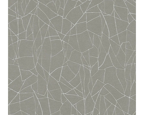 A.S. CRÉATION Vliesbehang 39934-3 French Affair grafisch grijs Grijs behang met abstract patroon