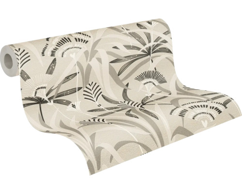 Behangrol met bloemmotief