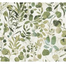 Behang met plantenmotief
