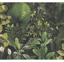 Behang met diverse plantmotieven voor wanddecoratie