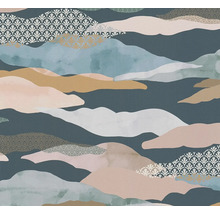 Behang met abstract wolkenpatroon voor wanddecoratie