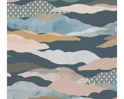 A.S. CRÉATION Vliesbehang 39699-4 Pint Walls 2 abstract wolken blauw Behang met abstract wolkenpatroon voor wanddecoratie