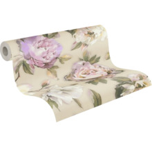 Behangrol met bloemenpatroon