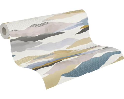 Rol behang met abstract patroon