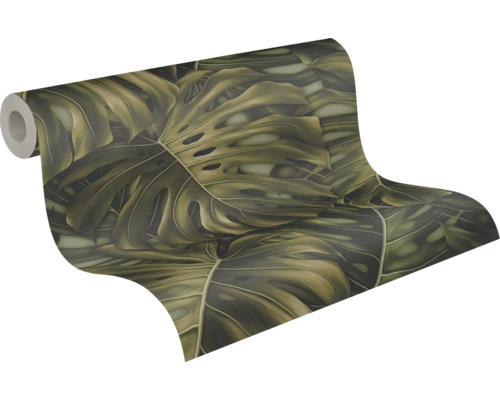 Behangrol met Monstera bladmotief