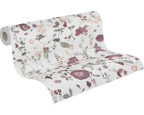 Behangrol met bloemmotief