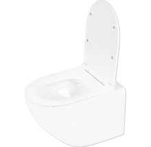 Spoelrandloos toilet Rimless incl. softclose wc-bril met quick-release wit-thumb-0