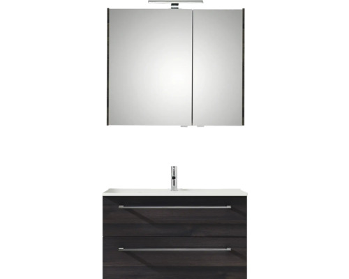 PELIPAL Badkamermeubelset Cavallino met spiegelkast en wastafel 75 cm boreas pinie PELIPAL Badkamermeubelset Cavallino met spiegelkast en wastafel 75 cm boreas pinie