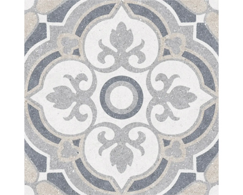 Wand- en vloertegel Palmela meerkleurig 33x33 cm Decoratieve tegel met ornamentmotief voor wand en vloer