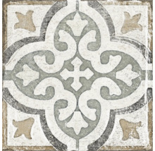Decoratieve vloertegel met een ornamentpatroon