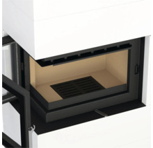 Open haard met vuurkamer en rooster