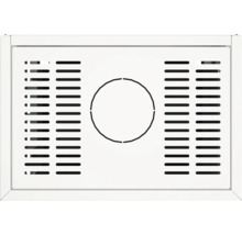 Ventilatierooster met ronde uitsparing en horizontale sleuven
