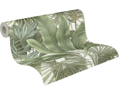 Behangrol met plantenmotief