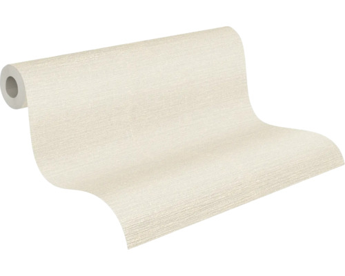 A.S. CRÉATION Vliesbehang 39648-3 uni grafisch beige crème