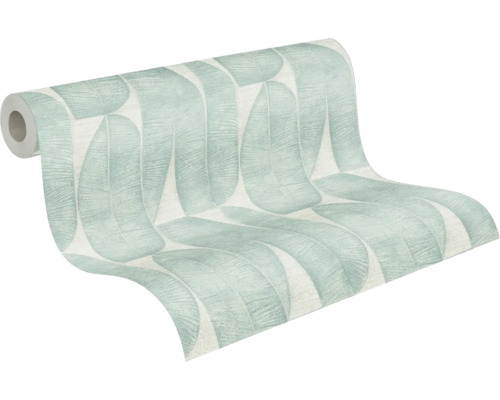 Behangrol met bladmotief