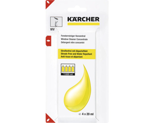 Kärcher ruitenreiniger concentraat voor streeploze reiniging met waterafstotend effect