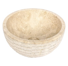 DIFFERENZ Waskom Alto marmer beige Ø38 cm