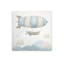 Schilderij canvas Zeppelin 30x30 cm