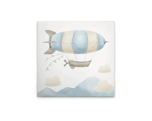 Schilderij canvas Zeppelin 30x30 cm