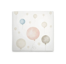 Schilderij canvas Ballonnen 30x30 cm