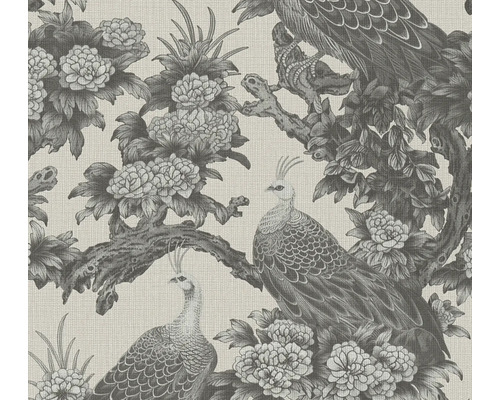 A.S. CRÉATION Vliesbehang 39982-3 Michalsky 6 dieren natuur grijs