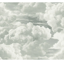 Behang met wolkenmotief