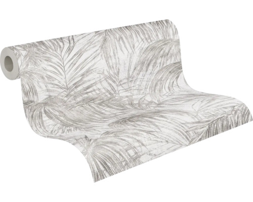 Rol behang met palmmotief