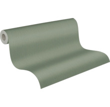 Rol groen vinylbehang met structuur