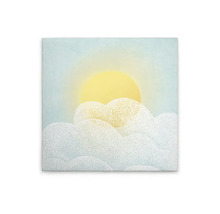 Schilderij canvas Zonsopgang 30x30 cm