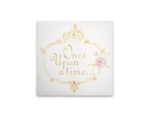 Schilderij canvas Once upon a time 30x30 cm