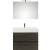 Wastafelcombinatie met spiegel en ledlamp
