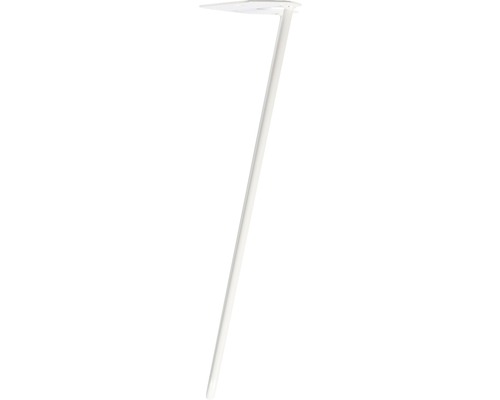 DURALINE Meubelpoot draadstaal 40 cm wit