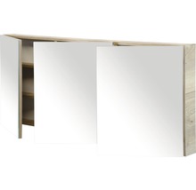 Spiegelkast met drie deuren en houten frame