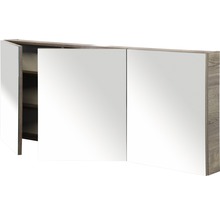Spiegelkast met drie deuren en legplanken