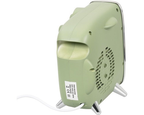 Ventilator kachel van kunststof met standvoeten