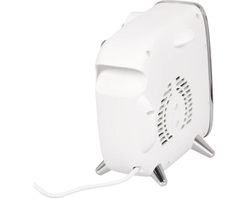 Elektrische kachel met stroomkabel en poten