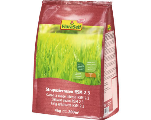 FLORASELF SELECT Graszaad slijtvast gazon RSM 2.3 4 kg 200 m² FloraSelf Slijtvast gazon RSM 2.3 voor circa 200 vierkante meter