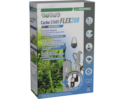 DENNERLE CO2 planten-bemestingsset CarboSTART Flex200 Special Edition