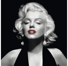 Schilderij van Marilyn Monroe met een donkere achtergrond