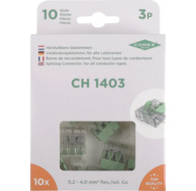 CONEX BÄNNINGER Lasklem 3-polig hersluitbaar 4 mm² 10 stuks
